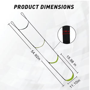 Corde d'escalade multifonctionnelle en nylon – Aide à l'escalade extérieure durable rouge-noirâtre avec support à deux/trois marches - Product Image 5