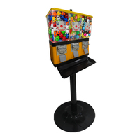 Distributeur de bonbons amusant de table, distributeur automatique de bonbons à monnayeur avec boîte à monnaie et capacité de 150 à 300 pièces, à vendre