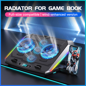 Phong cách thời trang RGB trò chơi máy tính xách tay làm mát mát USB chơi game máy tính xách tay Pad nóng Bán máy tính xách tay mát - Product Image 3