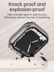 Protection d'écran en verre trempé ultra-résistant 49 mm + boîtier de montre en PC pour <span class=keywords><strong>Apple</strong></span> <span class=keywords><strong>Watch</strong></span> 8 7 45 mm 41 mm <span class=keywords><strong>6</strong></span> 5 4 44 mm 40 mm - Product Image 5