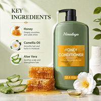 Après-shampoing à l'extrait de miel naturel, formule parfumée personnalisée, soin capillaire nourrissant et hydratant en profondeur, marque privée