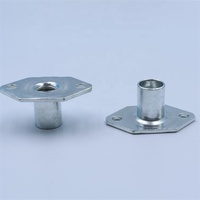 Chine fournisseur zingué dalle vis mur d'escalade écrou en T haute qualité M10 Base plate écrou en T
