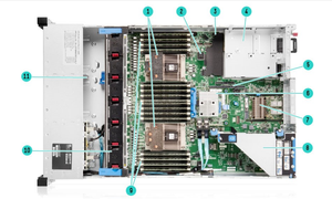 Serveur en rack original ProLiant <span class=keywords><strong>DL385</strong></span> <span class=keywords><strong>Gen10</strong></span> <span class=keywords><strong>Plus</strong></span> <span class=keywords><strong>V2</strong></span> AMD EPYC75F3 2.95GHz 32GB MR416i-a 800W 2U en stock - Product Image 3
