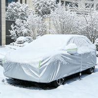 Housse de voiture Oxford pour la protection contre le soleil et la pluie, accessoires de voiture, ajustement universel toutes saisons, isolation épaissie, logo personnalisé imprimé