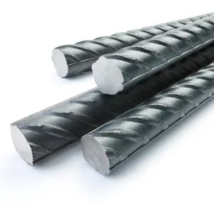 Barre d'acier déformée laminée à chaud de 6mm 8mm 10mm 12mm 16mm barre d'armature en acier déformée pour l'acier d'armature de construction