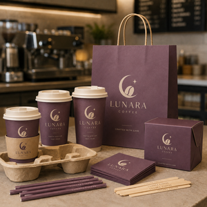 Vasos de Papel Desechables Personalizados con Logotipo, Tapas Impresas, Doble Pared, Ecológicos, Compostables para Bebidas Calientes, Sopa de Fideos, Sándwiches - Product Image 6