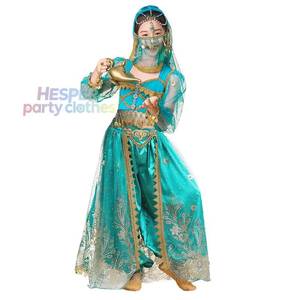 Ensemble de costumes de danse du ventre indienne Bollywood pour enfants HP Wholesale – Jupes et pantalons adorables pour filles, idéal pour les spectacles et les festivals - Product Image 1