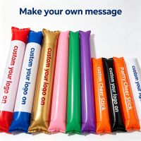 Nouveau bâton de cheering gonflable personnalisé en aluminium, bruyant et personnalisable, pour événements sportifs