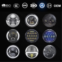 Phare Halo Led et Flog Light Led Para pour Jeep Libertad Liberty Jk 2018 2010 2022 1995 7 phares Angel Ring Parts