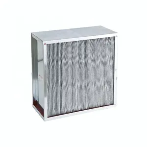 Filter Hepa kekuatan tarikan tahan panas yang sangat baik untuk kap aliran udara Laminar