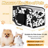 Siège de voiture pliable pour chien, léger, imperméable, grande capacité, siège surélevé portable pour animaux de compagnie, laisse de sécurité, coussin lavable pour petits chiens