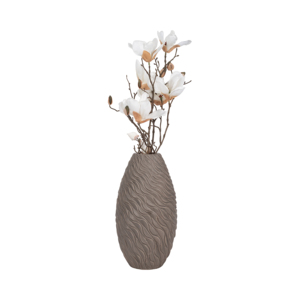 Vaso Alto Ondulato Testurizzato, Decorazione Scultorea per Soggiorno, Camera da Letto, Ufficio, Esposizione su Tavolo - Product Image 2