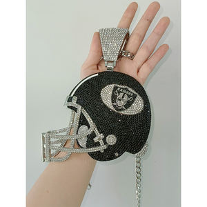 6 pouces/8 pouces Raiders ruban casque collier sport bijoux Football casque collier pour cadeau - Product Image 3