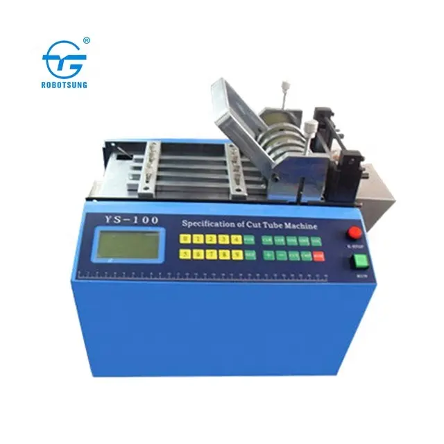 Automatic Heat Shrinking Tube Nickel Strip Tape Cutting Machine for PVC Plastic Tube Label Cable Film Foil Sleeve Cutting