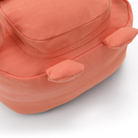 Mochila de guardería HONYAU con arnés, diseño de animales adorables, para niños pequeños, de lona, unisex, informal, para libros escolares, antipérdida, con dibujos animados