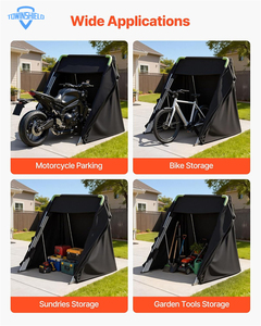 Abri de <span class=keywords><strong>moto</strong></span> robuste, tente imperméable, grand abri pour <span class=keywords><strong>moto</strong></span>, housse de protection Oxford pour <span class=keywords><strong>moto</strong></span>, pour garage extérieur - Product Image 5