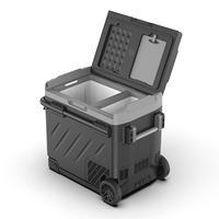 Réfrigérateur-congélateur portable ZGW Alpicool DC 12V/24V AC 110/240V, glacière pour voiture, réfrigérateur de camping pour voiture et usage domestique