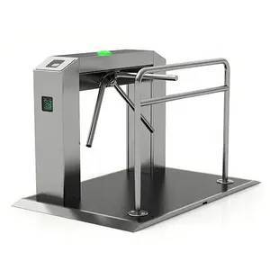 Factory Direct Sale Qr Code Scanner Vertical Tripod Gate Outdoor With Counter Bridge Tripod Turnstile