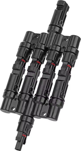 Chống lại t chi nhánh năng lượng mặt trời kết nối 3-to-1 PV t-loại quang điện <span class=keywords><strong>splitter</strong></span> 2P Đồng địa chỉ liên lạc cho Nam/nữ năng lượng mặt trời hệ thống điện - Product Image 2