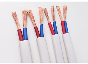 Câble électrique 2 conducteurs 2x0.75/1/1.5/2.5/4/6mm² RVVB H03Vvh2-F plat en PVC souple, conducteur en cuivre isolé, type conducteur solide - Product Image 6
