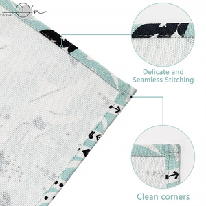 Grembiule da Cucina in Cotone Slub Personalizzato OEM, Stampa Digitale Reattiva, Basso MOQ, Direttamente dalla Fabbrica per Acquirenti Commerciali - Product Image 4