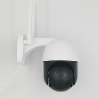 Caméra de sécurité extérieure sans fil PTZ 2MP, étanche, 360° °   Caméra de surveillance intelligente à vision nocturne HD avec couverture panoramique