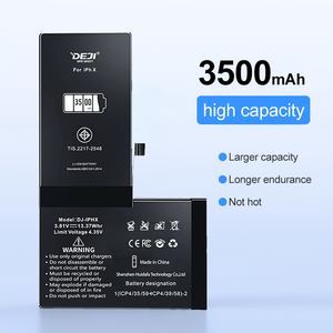 Batería DEJI para Teléfono Móvil <span class=keywords><strong>iPhone</strong></span> <span class=keywords><strong>X</strong></span>, Alta Capacidad 3210mAh 3500mAh, Nueva, 0 Ciclos, Recargable - Product Image 5