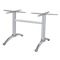 Base de Mesa de Doble Columna de Hierro Fundido de Alta Resistencia con Barra Transversal – Estructura para Mesa de Comedor de Restaurante al por Mayor