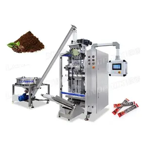 Machine à emballer verticale automatique les fabricants de bâtonnets de poudre de piment de café 20g