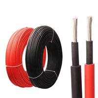 Tüv einzigen twin core 2,5 mm2 4mm2 6mm2 10mm2 10awg 12awg 14awg solar energie system draht kabel