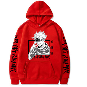 Fitspi Wholesale <strong>Hoodie</strong> Hip Hop Anime Pullovers Tops Loose Long Sleeves Autumn Man Clothes - Product Image 3
