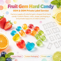 Multi-Colored Gem Sugar High Color Value Handmade Crystal Maltose 1kg Hard Candy Hard Candy