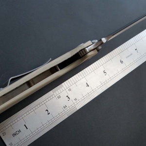 มีดพับใบมีดเหล็ก D2 รุ่นใหม่ล่าสุด ด้ามจับ G10 พร้อมระบบล็อคแบบปุ่ม มีดอเนกประสงค์ EDC สำหรับตั้งแคมป์ กิจกรรมกลางแจ้ง OEM DIY - Product Image 5