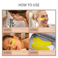 Patchs anti-rides en silicone de haute qualité, écologiques, réutilisables, pour les yeux, masque pour les yeux en silicone durable