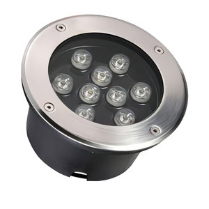 <b>LED</b> Underground <b>Light</b> 5000K Daylight IP65 Flush Mount Stainless Steel <b>Motion</b> <b>Sensor</b> CRI90 Garden Lighting Type III Distribution - Product Image 1