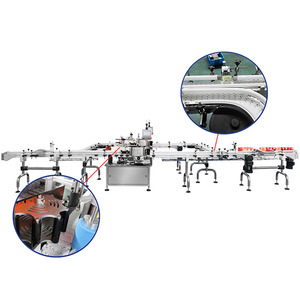 Intelligent <strong>Parallel</strong> Double-Side Labeling Machine Production <strong>Line</strong> Vision Inspection for Plastic Cosmetic Bottles Bottles/Minute - Product Image 4