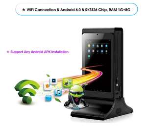 Pantalla Táctil LCD de 7 Pulgadas para Restaurantes y Bares, Soporte de Mesa Digital Android, Menú, Publicidad - Product Image 5