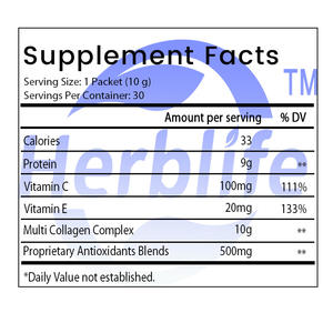 OEM / ODM - Venta al por Mayor de Colágeno en Polvo - Péptidos de Colágeno en Sobres - Colágeno Multitipo I, II, III, V y X para Mujeres con Mezcla Antioxidante - Product Image 2