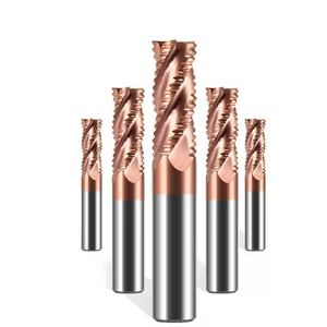 Professional Customization Tungsten Carbide Roughing Spiral <strong>End</strong> <strong>Mill</strong> Bits For CNC Machine And Aluminum Cutting - Product Image 2