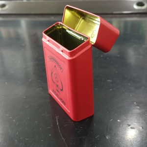 Nhà máy OEM hộp thiếc hình chữ nhật với nắp có bản lề hình dạng đặc biệt hộp thiếc biểu tượng tùy chỉnh hộp thiếc cho thẻ - Product Image 4