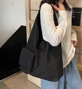 <b>Large</b> capacity leisure single shoulder commuting shopping solid color open style women's handbag custom logo shopping <b>bag</b> - Product Image 6