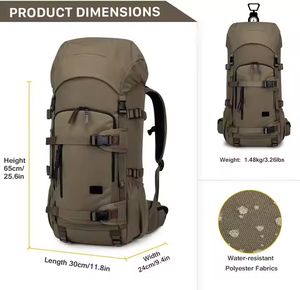Custom <strong>60L</strong> Large Outdoor Camping Bag Tactical <strong>Backpack</strong> Hiking Trekking Bag - Product Image 2