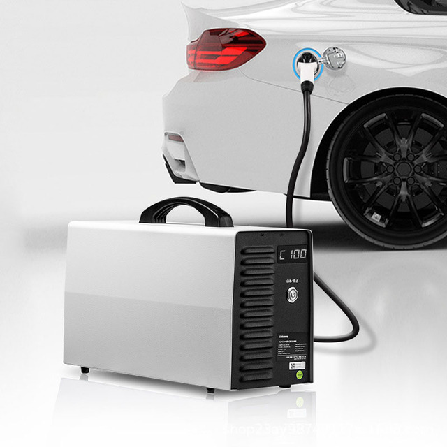 Outdoor Movable DC 7kw Fast EV Charger 20kw Handheld Type Portable GBT CCS Plug Electric Vehicle Charging Station No Battery
