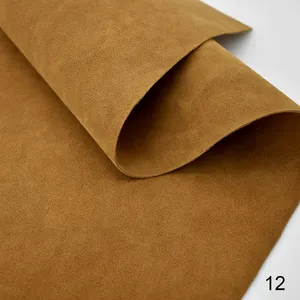 Leather Factory Wholesale Synthetic Designer Artificial Car Headliner Suede Leather Upholstery Fabric For Shoes Gloves