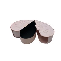 Boîte cadeau de luxe pour mariage pour femmes avec parfum, boîte rigide en papier artistique en forme de cœur, fermeture magnétique et logo personnalisé