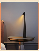 Lampe de bureau à commande tactile minimaliste moderne, alimentée par batterie, rechargeable, éclairage de nuit haut de gamme