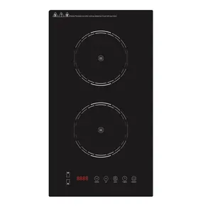 Best Quality Wholesale Ceramic Hob Black Glass Electric Cooktop Customized 2 burners home party use Induction Cooker
