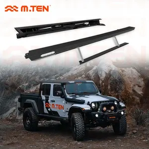 M-TEN Powered off-road step bumper accessories Electric Running Boards For Jeep Wrangler JL 4 Door Step Slider