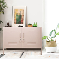 Armoire TV murale industrielle moderne, en fer, meuble de rangement pour salon