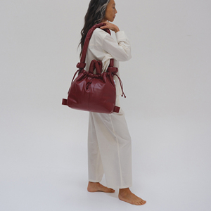 人気レディース秋冬PUレザーホーボー財布多用途大容量カジュアルクロスボディバックパック無地ファッショナブルなスリング - Product Image 4